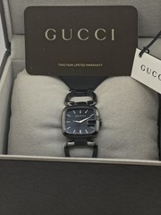 Gucci Women’s Black Dial Stainless Steel Watch Model 125.5 – 109