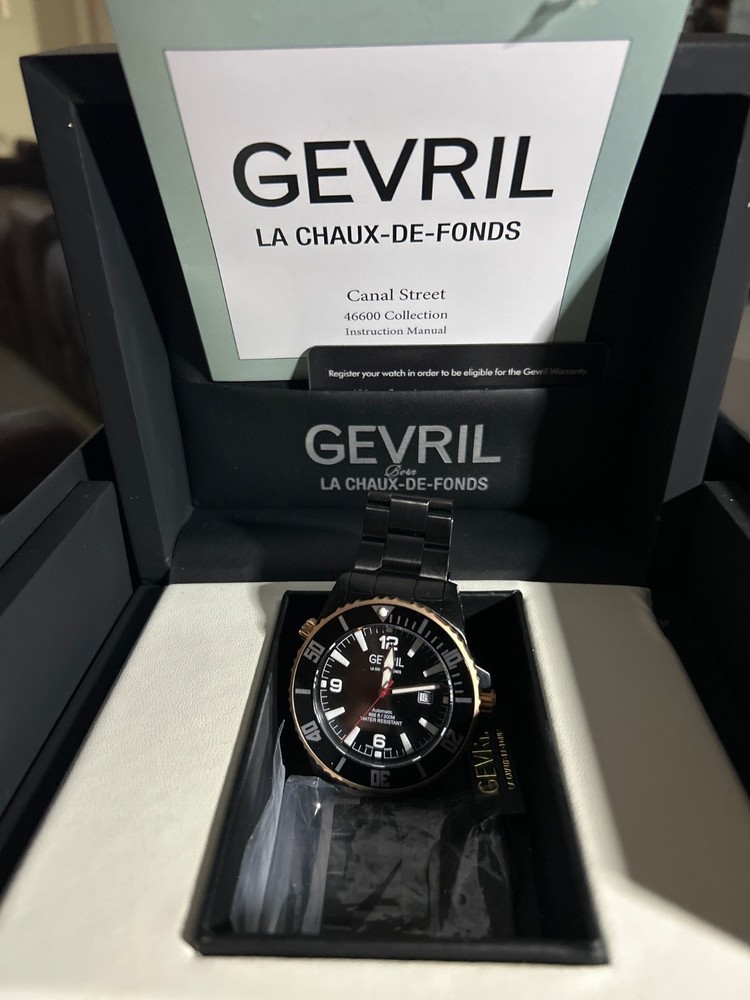 Gevril men’s watch original box