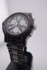 RENATO Men’s WILDE BEAST in Rich Black IP, Chronograph with a Swiss Movement