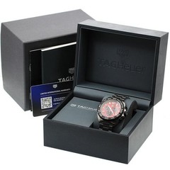 TAG Heuer Formula 1 CAZ101AN 43mm SS Red / Black Dial Quartz Watch #C7838