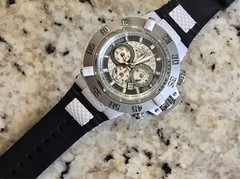Invicta Sub Aqua 0924 Black, White, Silver Noma III