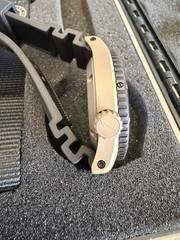 RARE SANGIN INSTRUMENTS GBRS KINETIC II Ti V1 WATCH FDE Coyote Tan TITANIUM