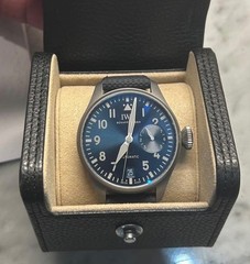 2024 IWC Big Pilot Racing Works Titanium 46mm Blue 500 Pieces Watch IW501019 B P