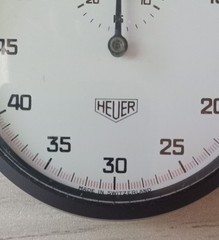 Vintage Heuer Stopwatch Ref. 408.201 Swiss Made 1970’s Rare EX-NMT