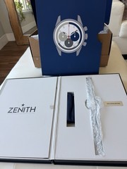 Zenith Chronomaster Original E-Commerce Edition FULL SET SOLD OUT WARRANTY 7/27