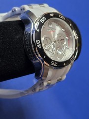 🔥Invicta Mens Scuba Pro Diver Chronograph Watch-Black Bezel-Off White Band🔥