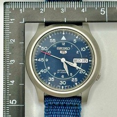 Seiko 5 7S26-02J0 Blue Dial Day Date Automatic Men’s Watch Fast Shipping
