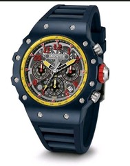 Invicta Racing Vaulthan Men’s Watch 44mm Navy Blue Yellow Red 69661