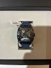 Invicta S1 Rally Interstellar Automatic Navy Blue Dial Men’s skeleton rare!!!