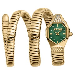 Just Cavalli Women’s JC1L370M0025 Signature Ambra Snake Gold Watch
