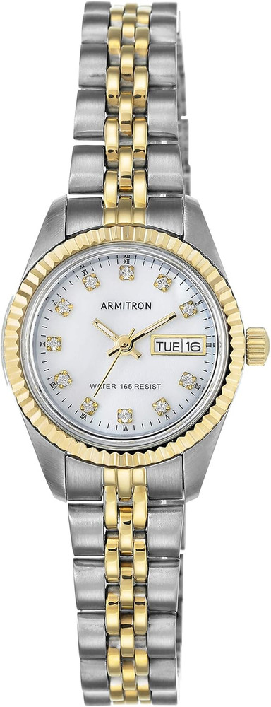 Women’S Crystal Accented Bracelet Watch, 75-2475