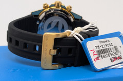TechnoMarine Manta Ray TM-219042 Gold Black Silicone 38mm Watch Box Tag