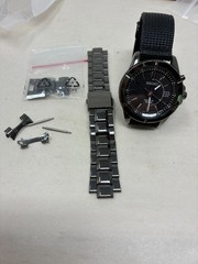 Seiko Kinetic 100M WAtch Water Resistant 10 BAR 5M62-ODAOM with Extra band