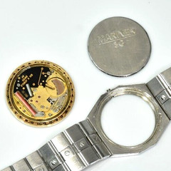 Concord Mariner for Parts Stainless Steel Diamond Bezel is 14k gold