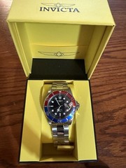 Invicta Pro Diver Isobar 50832 42mm Black Dial Pepsi Bezel Steel Men’s Watch