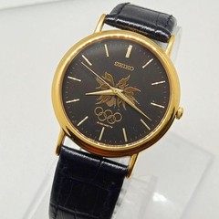 SEIKO 7N21 8A00 Nagano Olympics 1998 Commemorative Model Working