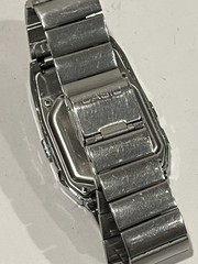 CASIO DBC-1500 Data Bank 150 Digital Calculator Watch Silver – WORKING