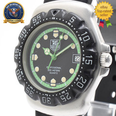 [ Exc+5 ] TAG Heuer Formula 1 Professional 375.513 200m Black Green Men’s Quartz