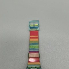 Swatch Color The Sky Men Watch 34mm Rainbow Dial Swiss GS124 New Battery