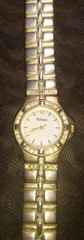 Luicien Piccard 70359 GLD Dufonte Mineral Crystal Gold Tone Women’s Watch