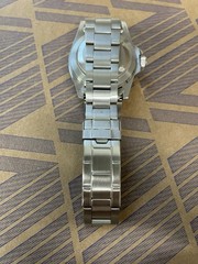 Polar White Milsub Diver 100M W/ NH38 Movement C3 Black Hands & Indices No Ghost