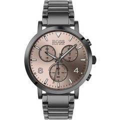 Hugo Boss 1513695 Men’s Chronograph Watch – Beige Dial Gray Metal Bracelet
