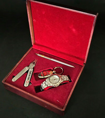 Calvin Hill Men’s Watch Pliers/Knife Keychain Pen Boxed Gift Set