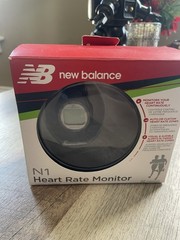 New Balance N1 Heart Rate Digital Sports Watch with batteries