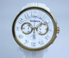 Tendence GULLIVER Round Chronograph 50mm Quartz Nylon Strap Mens Watch
