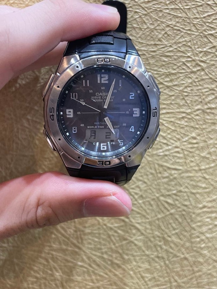 CASIO Wave Ceptor WVA-470 Men’s Watch (Working) From Japan
