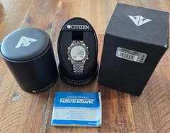 Vintage Citizen Promaster Navihawk C300 Two-Tone Chronograph Full Set – Fresh Ba
