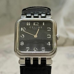 [Rare] Celine CELINE La Paris Set Black Women’s Watch