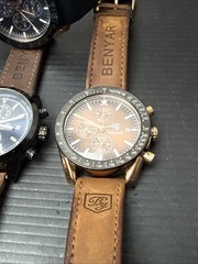 4 BENYAR Watch Watches BY-5140M BY-5102M BY-5160M Used New Batteries