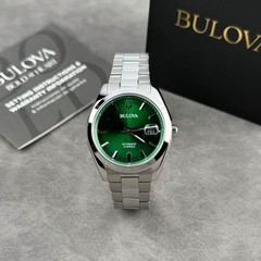 Bulova Men’s Surveyor Classic Automatic Green Dial 42mm Watch 96B4429