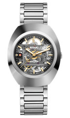 New Rado DiaStar Original Skeleton Stainless Steel Gray Dial Men Watch R12162153