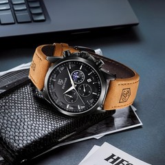 Watch for Men Chronograph Waterproof Men’s Wrist Watches Business Work Casual…