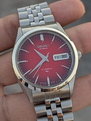 Seiko 5 Men’s Automatic Watches 6309 | Textured Red Dial | Japan Made