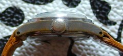 VINTAGE 1940’S MENS WELSBRO 7 JEWELS SWISS MADE WATCH WITH BOX IN GOOD CONDITION
