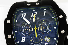 NEW INVICTA RACING 46643 SWISS RONDA BLACK CHRONOGRAPH TITANIUM SAPPHIRE LE 47MM