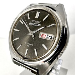Seiko 5 Actus 7019-8010 1976 Automatic Black Dial Watch