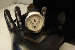 Philip Stein Dual time round traveler watched works leather band