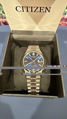 Citizen Tsuyosa Automatic Blue Dial Silver Stainless Steel Bracelet Watch w/Box