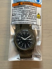 [Brand NEW] DAISO Japan Military-Style Mili Watch Olive Khaki_Quartz_JAPAN