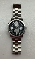 Croton Chronomaster Watch 20 ATM 660 FT Water Resistant Stainless Steel