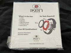 Iken Watch Build Your Own Watch Over 80 Combinations Quartz Red White Blue
