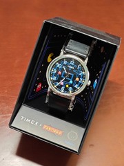 Timex Pac Man Collaboration Watch Indiglo Leather Band Limited Edition