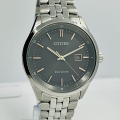 Citizen Men’s Corso Addison Gray/Silver Steel Sapphire 41mm Watch BM7251-53H