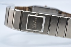 Seiko Dolce 9531-5060 Tungsten Carbide Quartz Tank Men’s Watch Auth w/Box w-1054
