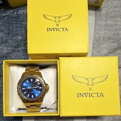 Invicta Specialty I by Invicta Men’s Watch 42mm(69033), Gold tone, Blue dial NIB