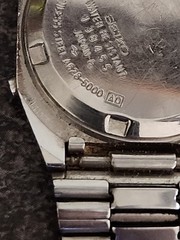Vintage Seiko Alarm Chronograph A628-5000. Working Missing Solar Panel.Very Rare
